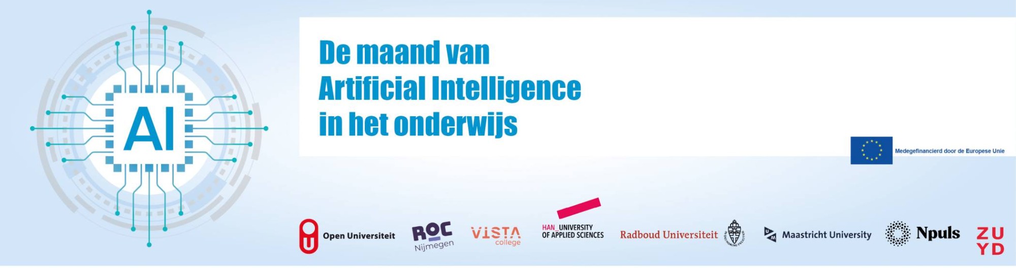 Visuals en logo's voor de Maand van AI