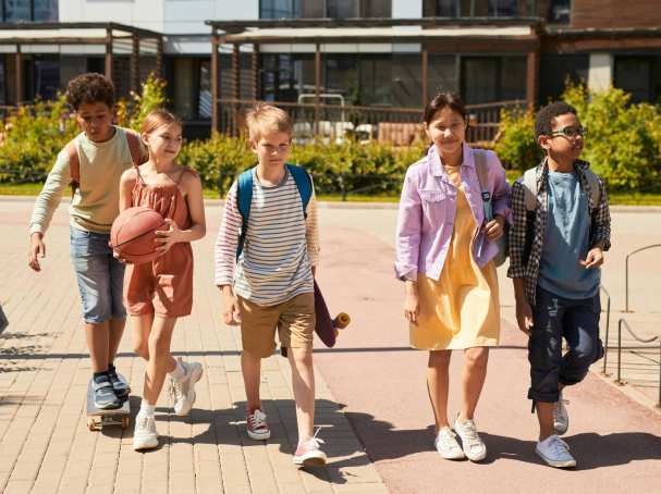 Foto tieners kinderen