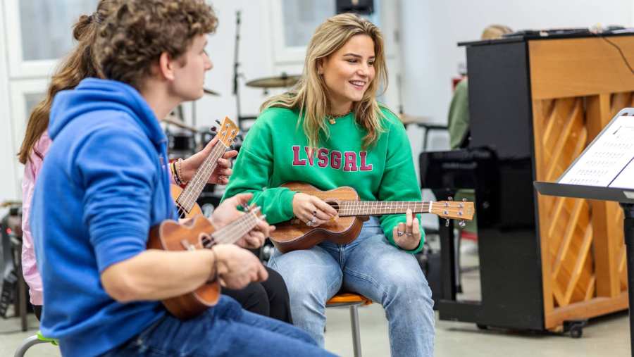 studenten vaktherapie muziek