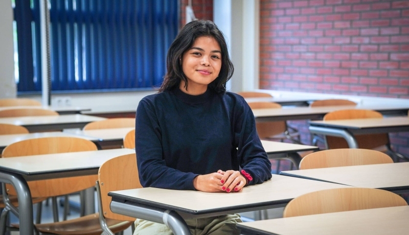 Life Sciences-student Sofia Gonzalez is studentlid van de Academieraad van de Academie Toegepaste Biowetenschappen en Chemie