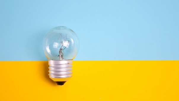 Lamp die staat voor energie