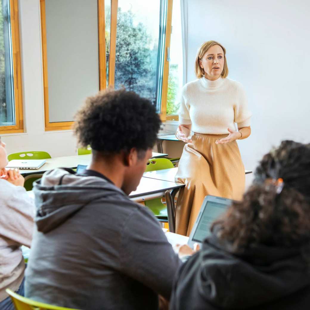 Docent Engels voor de klas