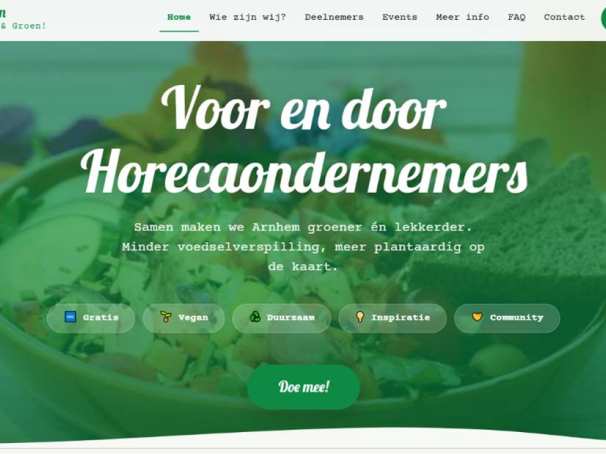 Screenshot website tbv opdracht studenten Contentmarketing met AI.