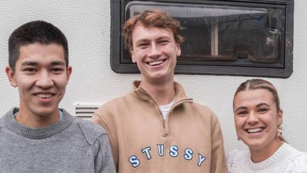3 studenten Food & Business voor de Campus Camper