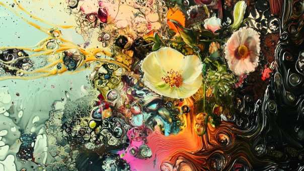 Diverse AI-gegenereerde afbeeldingen voor de cursus Beelden genereren met AI