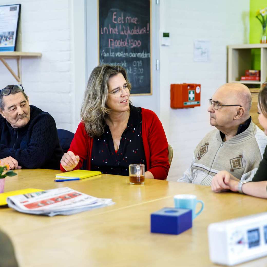 Professionals en wijkbewoners