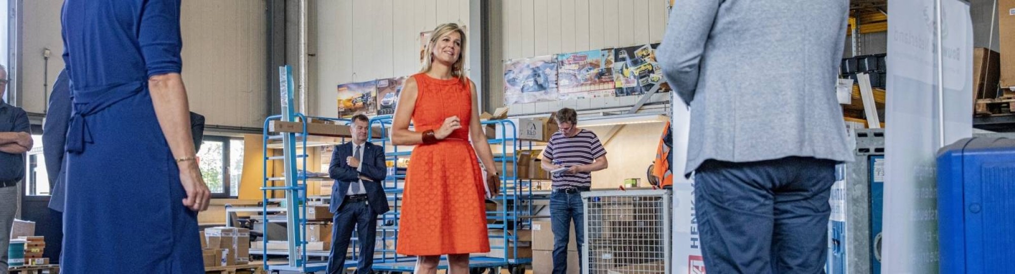 Maxima op werkbezoek Gelders Vakmanschap in Apeldoorn
