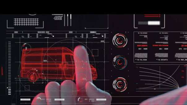 digitaal dashboard infrarood bestelbus