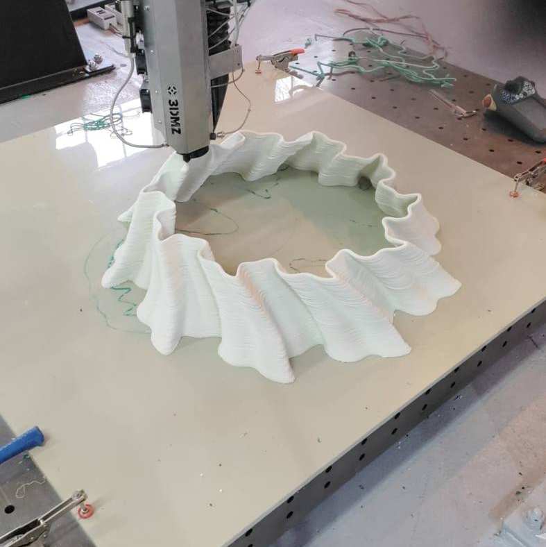 Voet tafel etalage iXperium Smart Industry