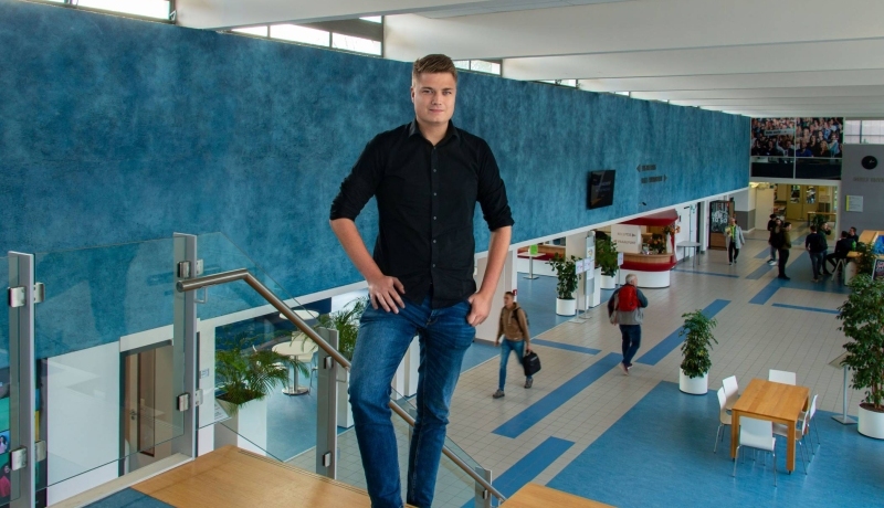 Deeltijdstudent Timo Perik bij HAN Bouwkunde in Arnhem