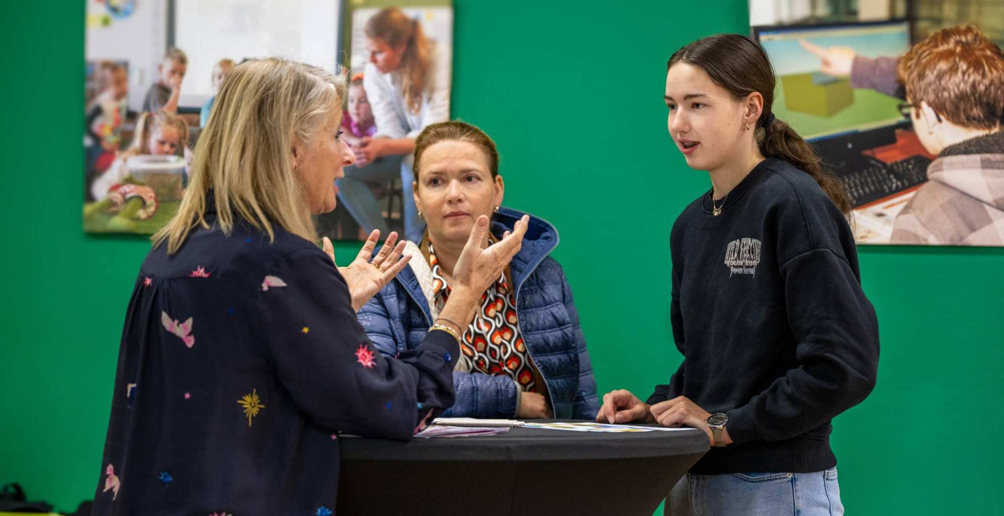 Vragen stellen op de open dag