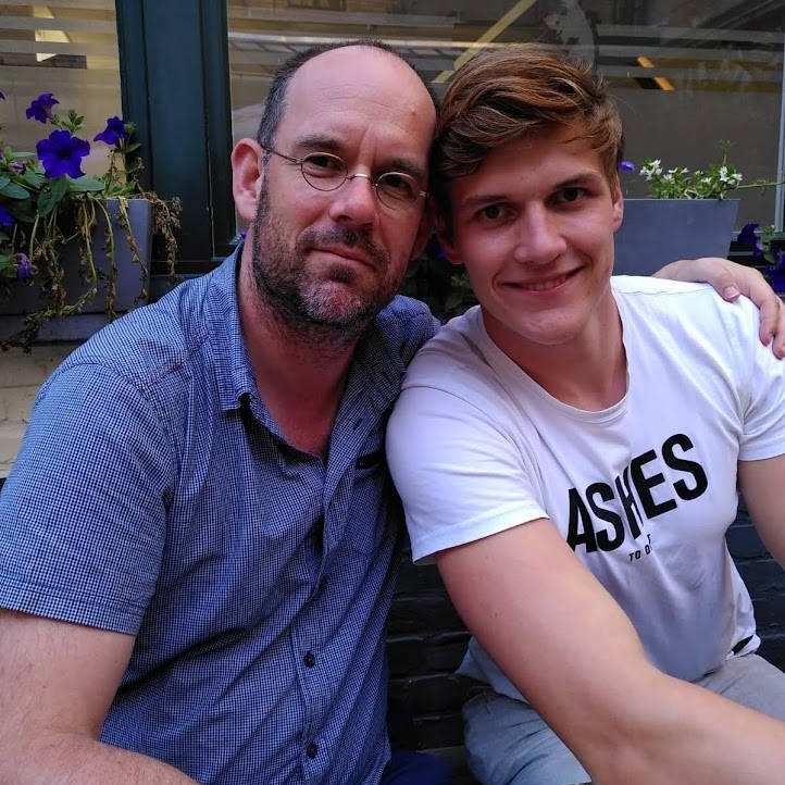 Lucas en Rob Verhofstad