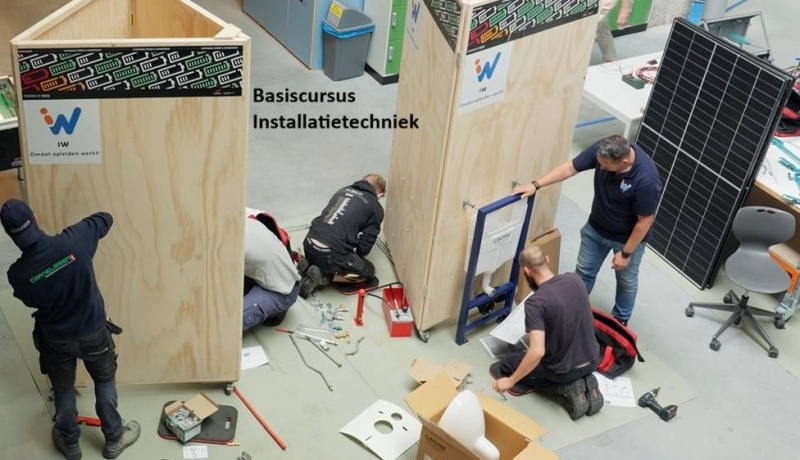 Sfeerfoto basiscursus installatietechniek, SEECE, InstallatieWerk Achterhoek/Rivierenland