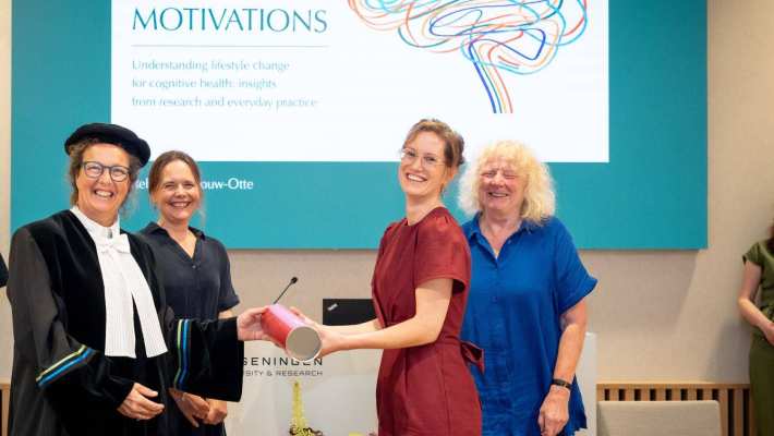 Ceremonie promotie Rebecca Otte