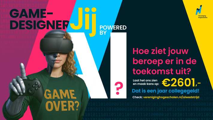 Foto van de AI wedstrijd aankondiging