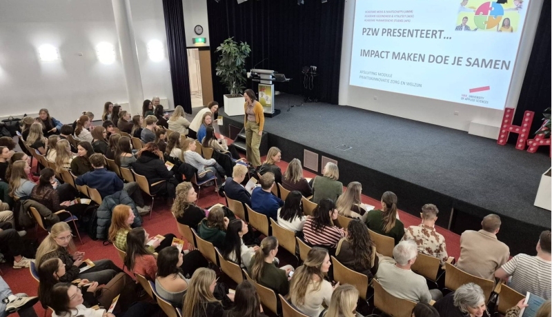 Zorgprofessionals van de toekomst-studenten hebben een sleutelrol