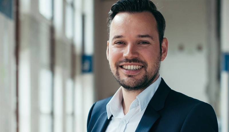 Portret van Kevin Rijke, directeur van Industriepark Kleefse Waard (IPKW) in Arnhem