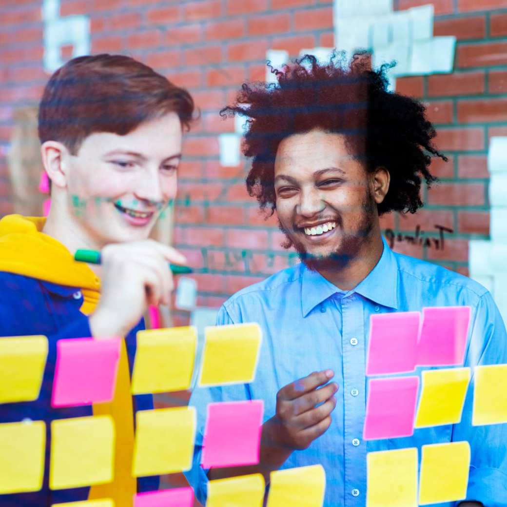 innovation studentn sticky notes
