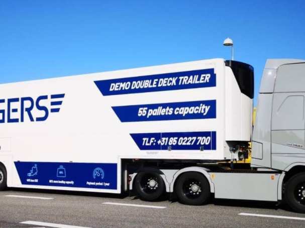 Trailer van Burgers carrosserie