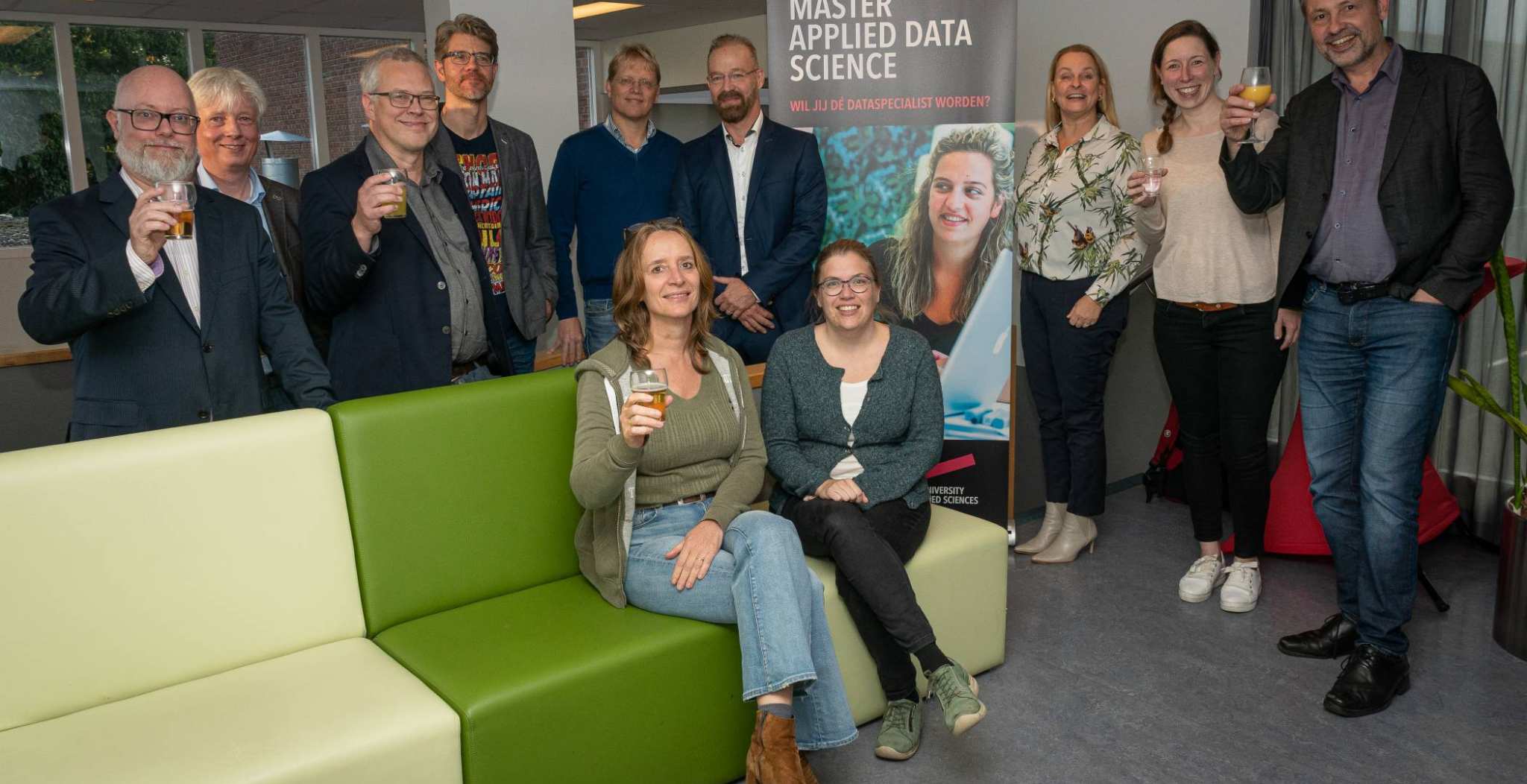 Het team van de master Applied Data Science