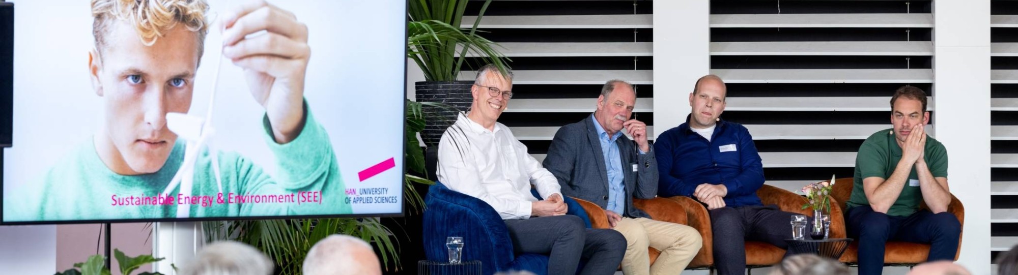 Panel bij het SEE Café op HAN Unexpected slim schoon sociaal