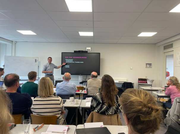 Erwin Folmer tijdens het maatwerktraject voor het Kadaster