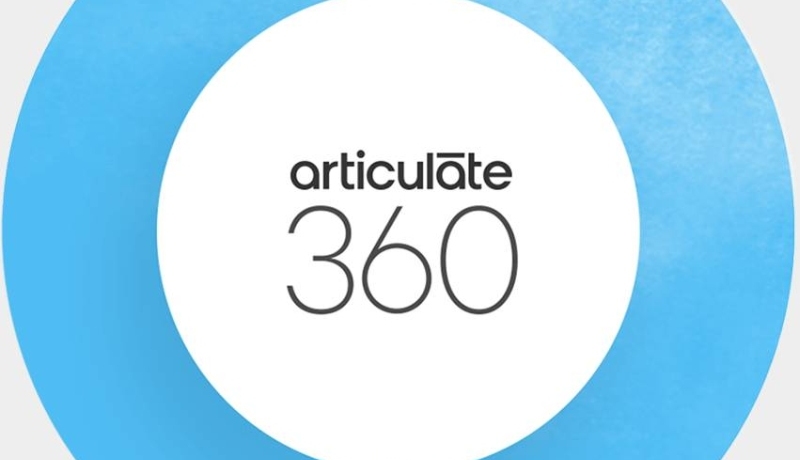 Logo van onderwijsapplicatie articulate 360