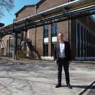Peter Vaessen van KEMA Laboratories op het IPKW voor het gebouw van Connectr. SEECE