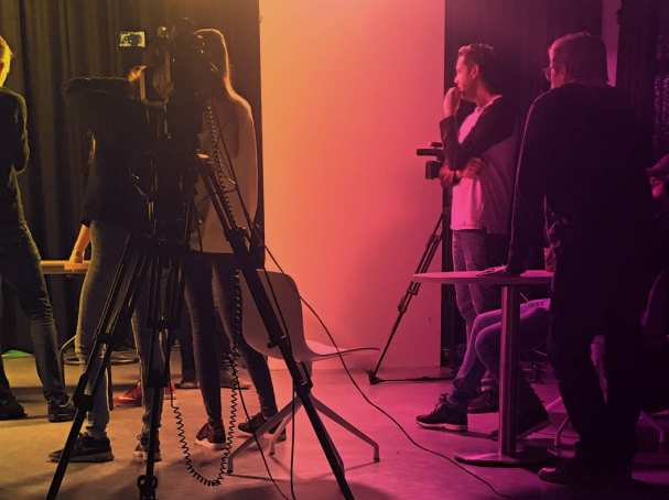 Sfeerbeeld studio bij Academie IT & Mediadesign voor AD Online Contentcreator