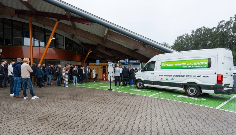 Crafter bestelbus bij open dag Green Planet