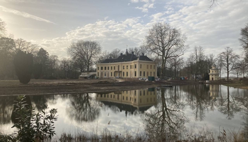 Landhuis op buitenplaats Landfort in de Achterhoek. 