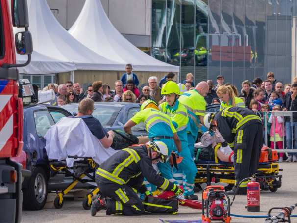 Medische hulpverlening bij rampenoefening