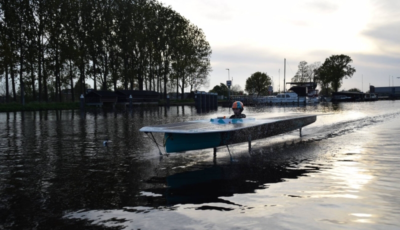 Solarboat testvaart