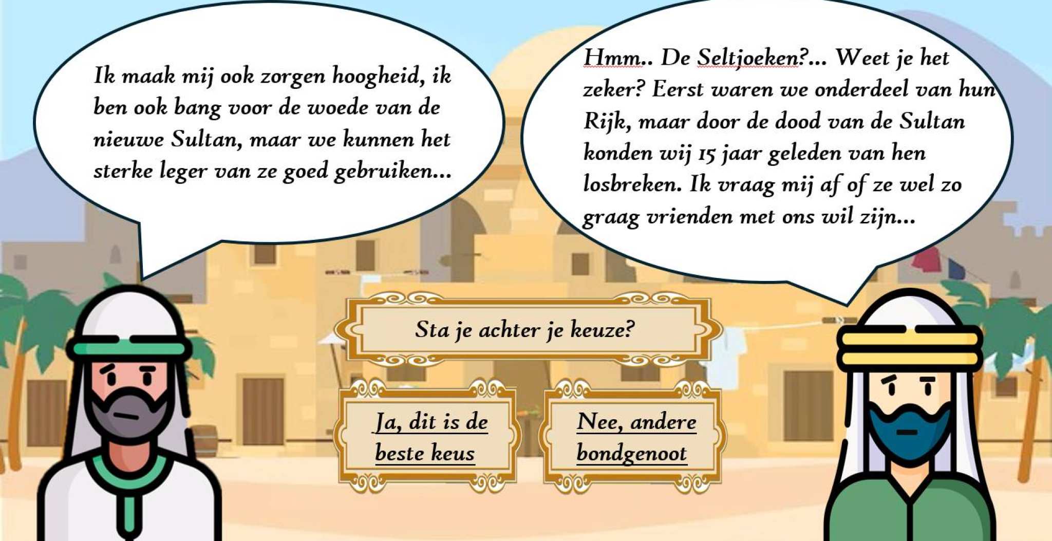 afbeelding uit een interactive storytelling lerarenopleiding geschiedenis