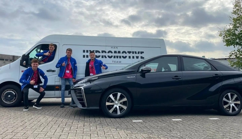 Automotive studenten van HAN Hydromotive doen mee aan de Waterstofchallenge 2023 