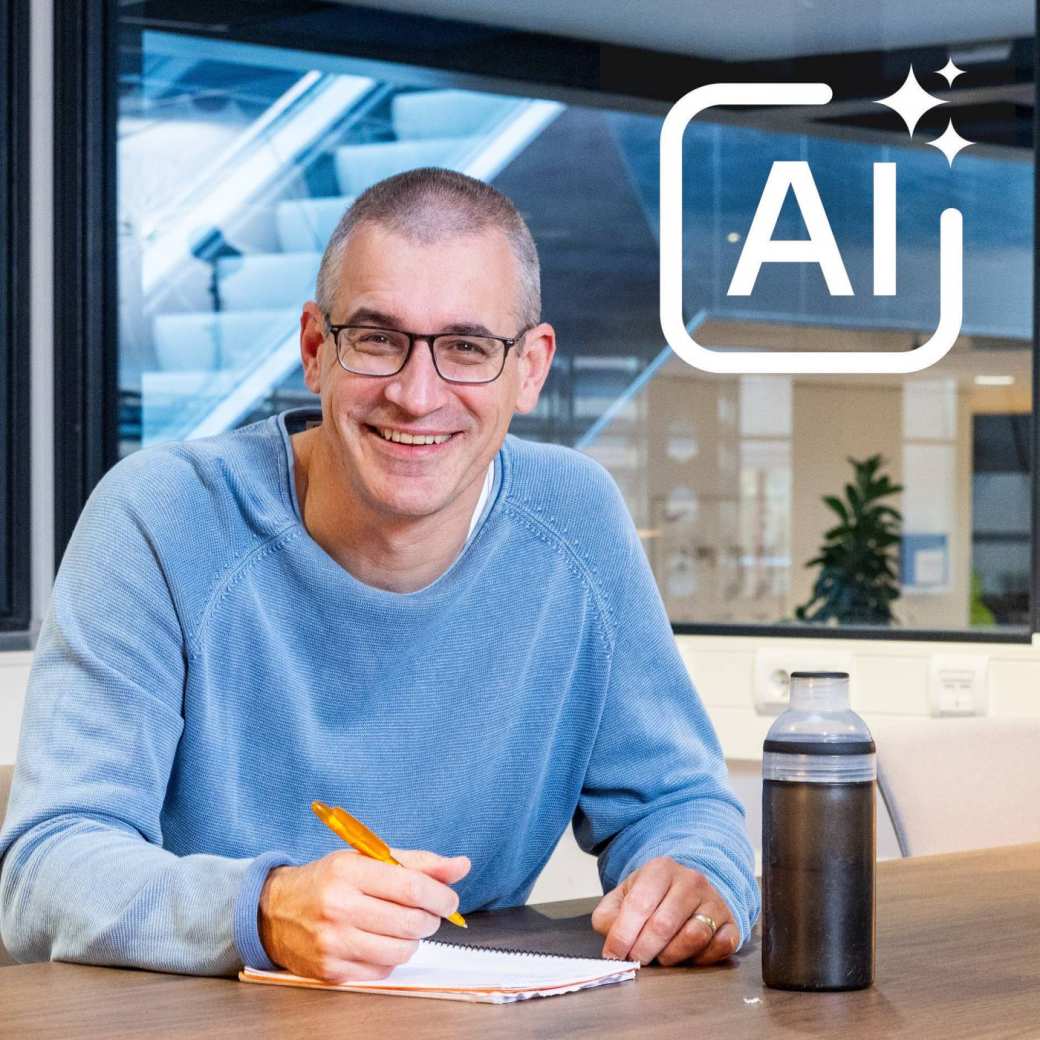 AI gegenereerd beeld van AI-assistent die taak uitvoert