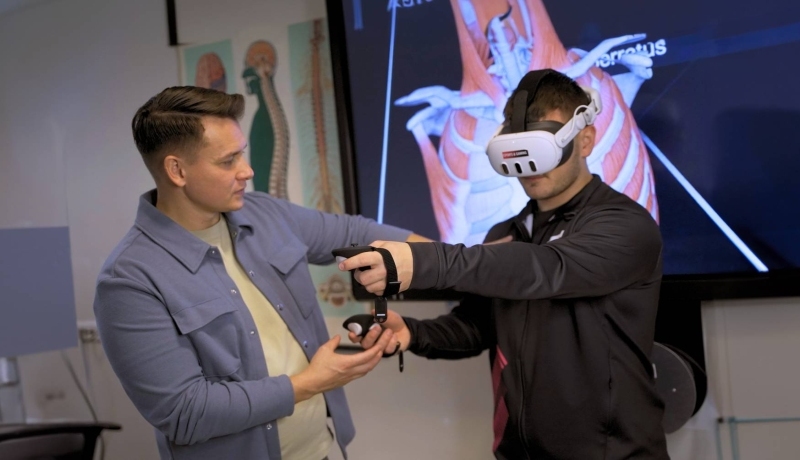 Hulp bij anatomieles in VR