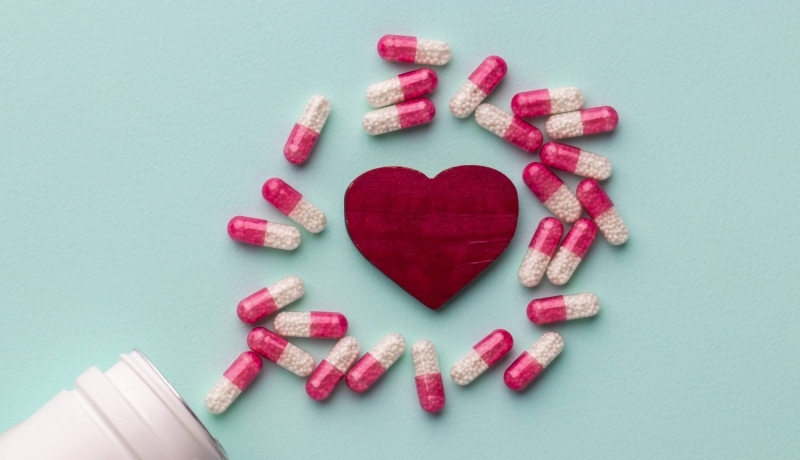 capsules rondom een hart. project flair