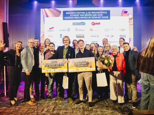 Innovatiefste student van Nederland 2025 Cleantechpark HAN winnaars Bas Emmaus en Richard Visser