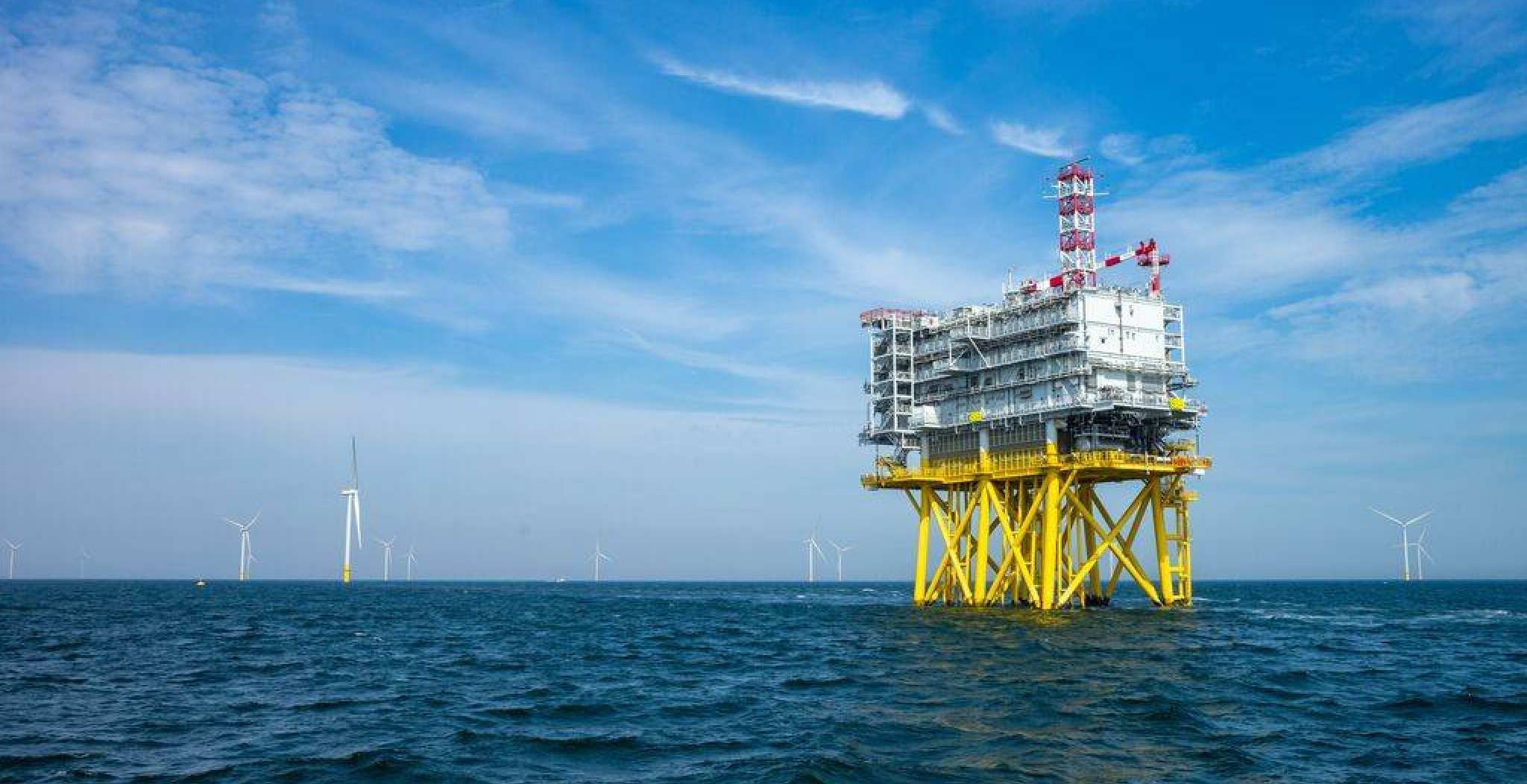 Windpark op zee