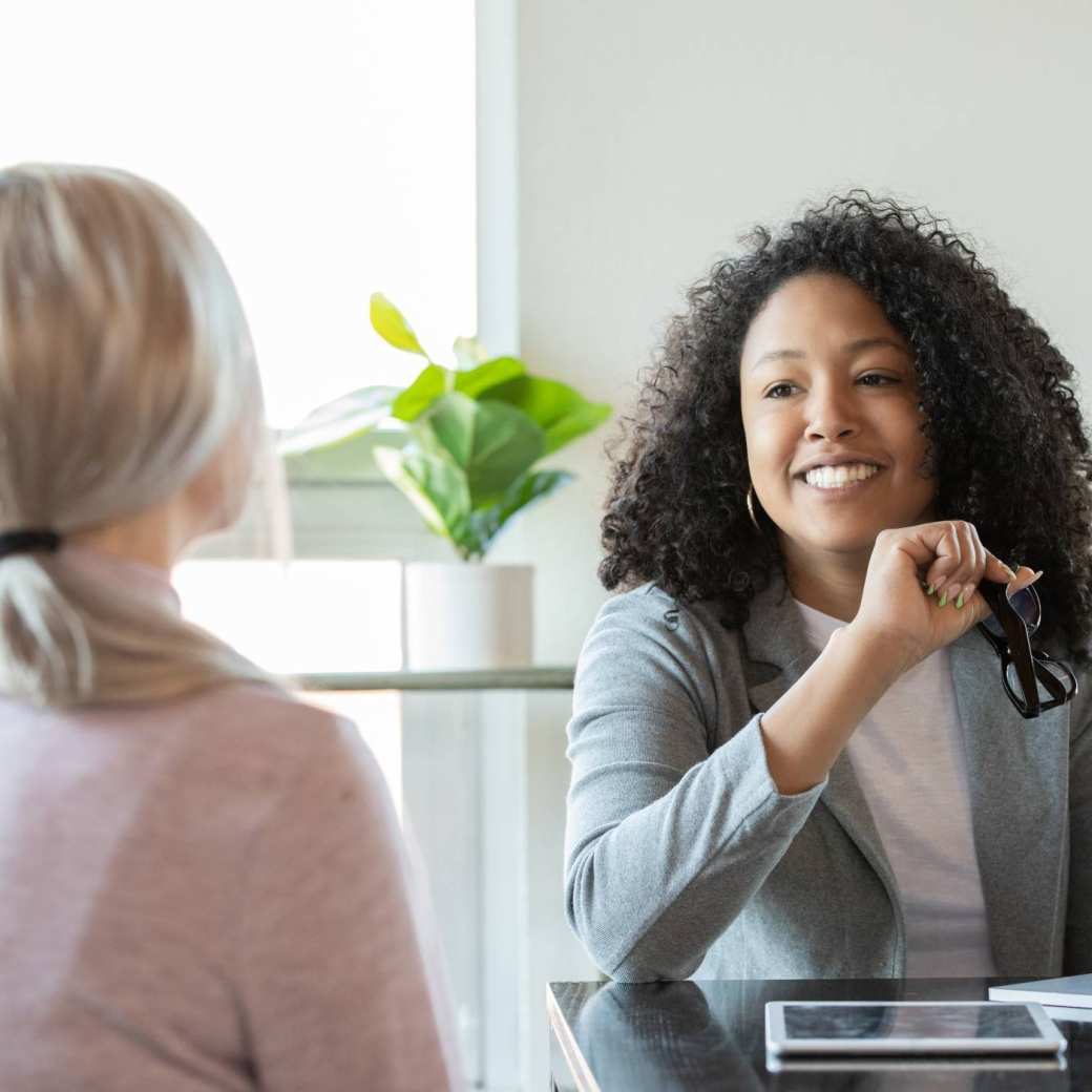 Adviesgesprek deelnemer en adviseur post-hbo