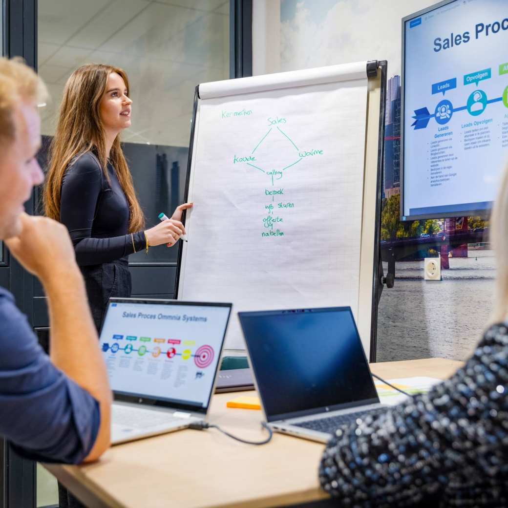 studenten in beeld gebracht voor opleidingsfotografie commerciële economie deeltijd/duaal