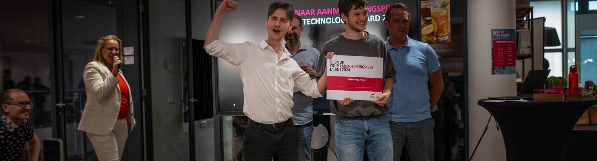 Winnaars IOT project Open Up Your Talent zomereditie