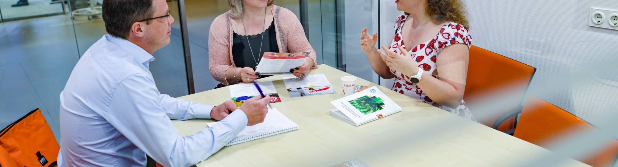 Post-hbo Bedrijfskunde, praten, samenwerken, overleggen, overleghokje, Ruitenberglaan 31, 2022