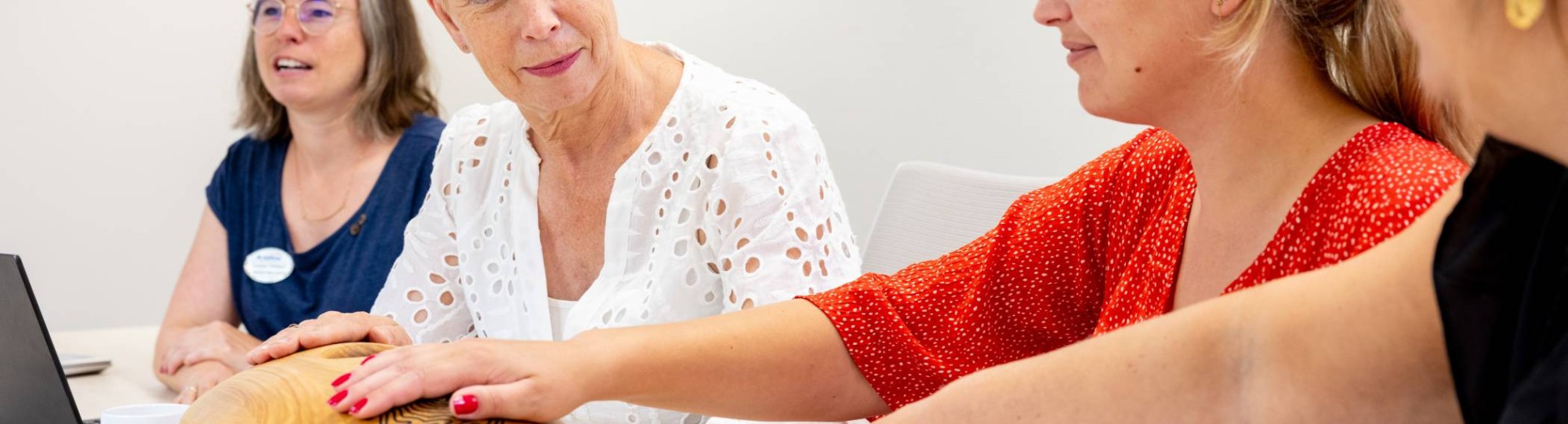 Fotoshoot vergaande samenwerking door HAN academie gezondheid en vitaliteit bij de Waalboog.