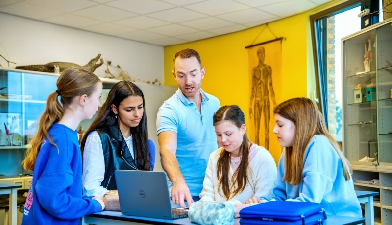 Schoolklas met kidneren