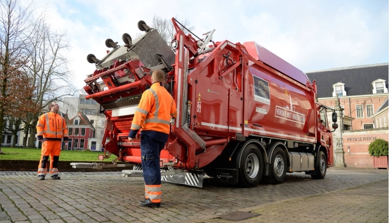Vuilniswagen op waterstof is project binnen HECTOR.