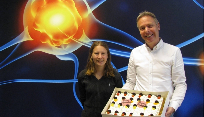 Elsevier bestempelt de opleiding Bio-informatica als beste studie. Student Evy Kuenen en coördinator Ruben Piek beamen dat