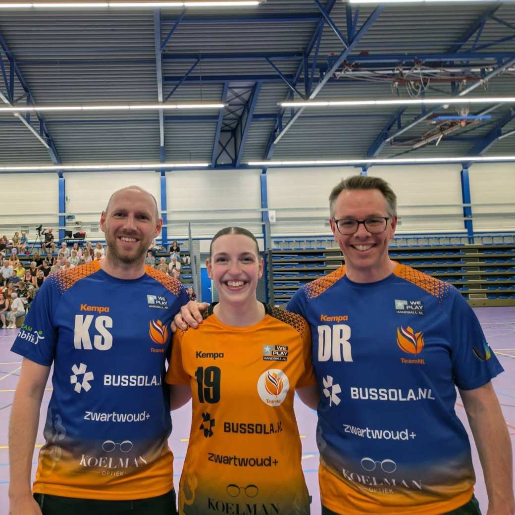 v.l.n.r. Koen Steeman, Ashley Jacobs, Dick Richards