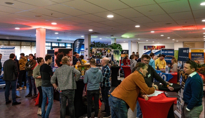Foto gemaakt tijdens de Inspiratiedag en Netwerkborrel op de HAN Campus in Arnhem